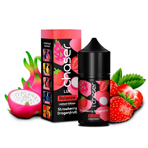 Рідина Chaser Lux Strawberry Dragonfruit (Полуниця Пітая) 30 мл