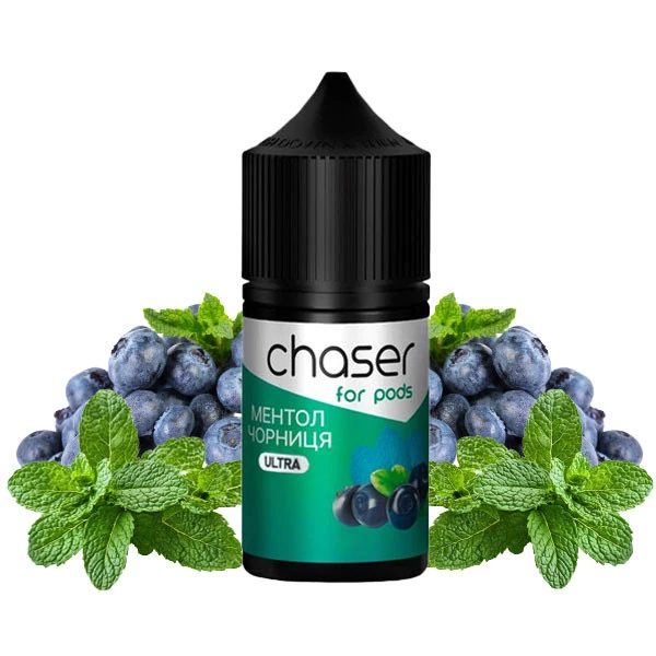 Жидкость Chaser For Pods Ментол Черника 30 мл