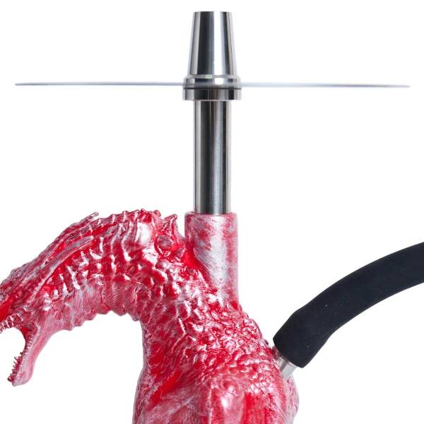 Шахта Hookah 2x2 Dragon Born (Красный с серебристым)
