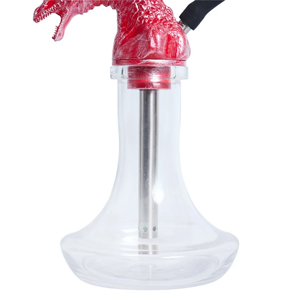 Шахта Hookah 2x2 Dragon Born (Красный с серебристым)