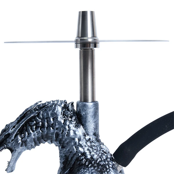 Шахта Hookah 2x2 Dragon Born (Черный с серебристым)