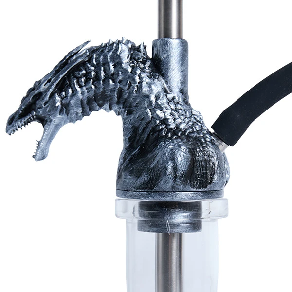 Шахта Hookah 2x2 Dragon Born (Черный с серебристым)