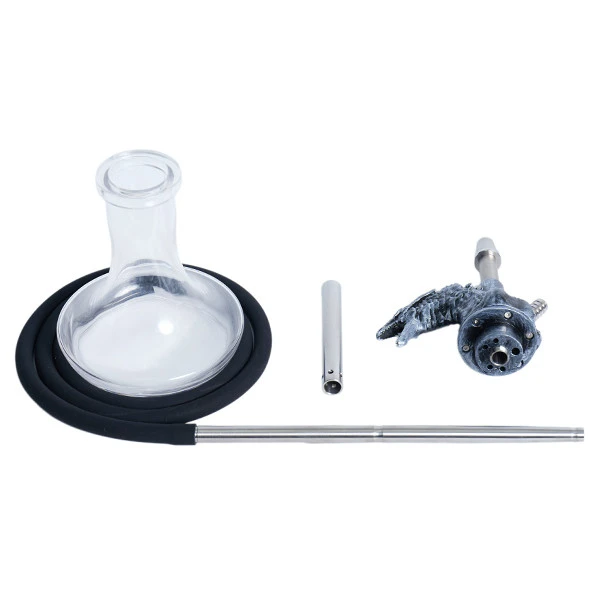 Шахта Hookah 2x2 Dragon Born (Черный с серебристым)