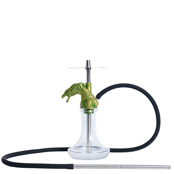 Шахта Hookah 2x2 Dragon Born (Зеленый с золотым)