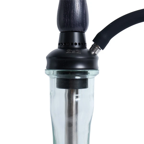 Шахта Hookah 2x2 Medium (Фіолетовий з чорним)