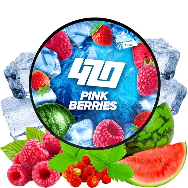 Табак 420 Classic Frost Line Pink Berries (Пинк Беррис) 100 гр