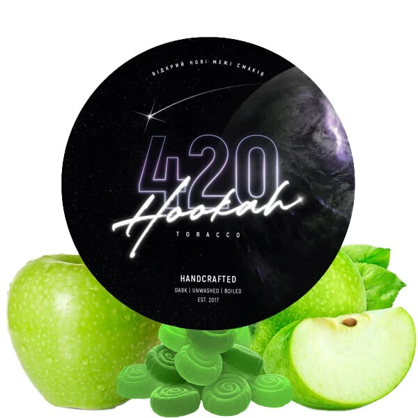 Тютюн 420 Classic Line Apple Squirt (Яблучна Цукерка) 40 гр