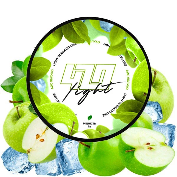 Табак 420 Light Line Айс Яблоко 25 гр