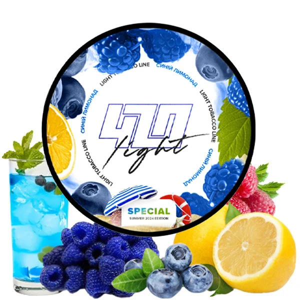 Табак 420 Light Line Синий Лимонад 100 гр