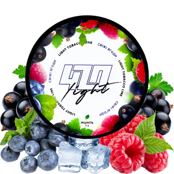 Табак 420 Light Line Свежие Ягоды 250 гр