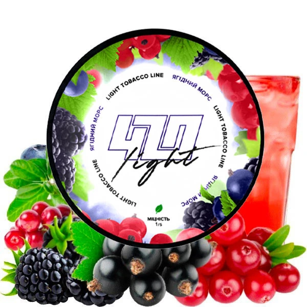 Табак 420 Light Line Ягодный Морс 40 гр