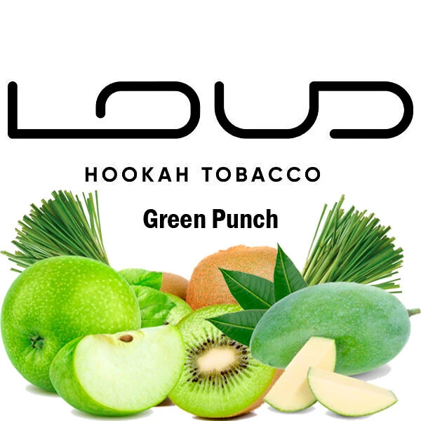 Тютюн Loud Light Green Punch (Зелений Пунш) 50 гр