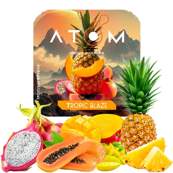 Тютюн Atom Tropic Blaze (Тропік Блейз) 250 гр