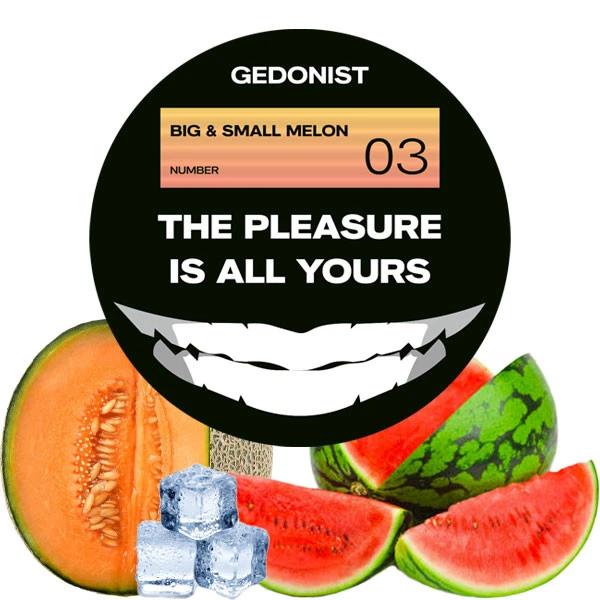 Табак Gedonist №03 Big & Small Melon (Биг & Смолл Мелон) 200 гр