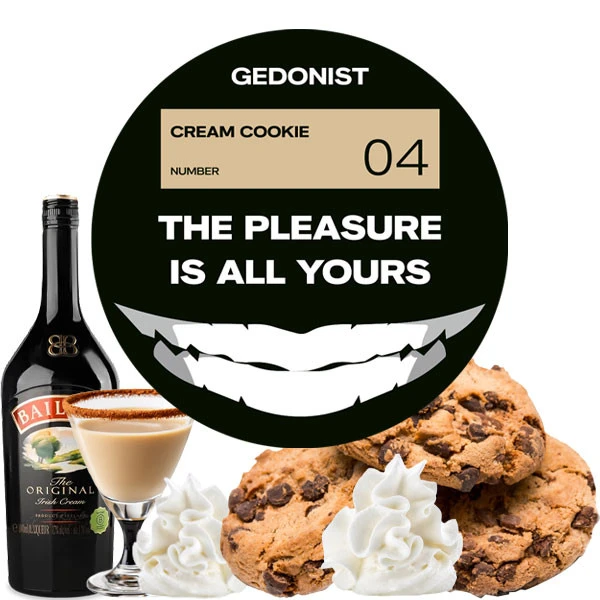 Табак Gedonist №04 Cream Cookie (Крем Печенье) 100 гр