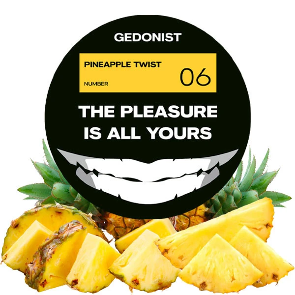 Табак Gedonist №06 Pineapple Twist (Ананас Твист) 100 гр