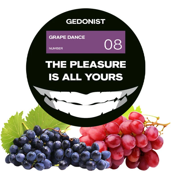 Табак Gedonist №08 Grape Dance (Виноград Денс) 100 гр