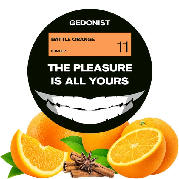 Табак Gedonist №11 Battle Orange (Бэтл Апельсин) 200 гр