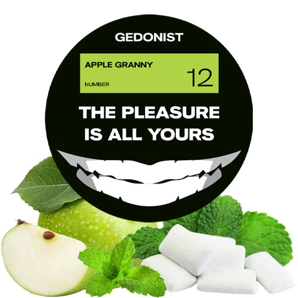 Табак Gedonist №12 Apple Granny (Яблоко Гренни) 200 гр