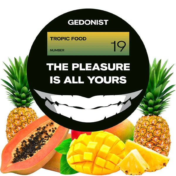 Табак Gedonist №19 Tropic Food (Тропик Фуд) 200 гр