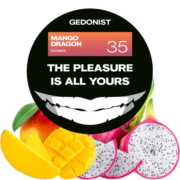 Табак Gedonist №35 Mango Dragon (Манго Драгон) 100 гр