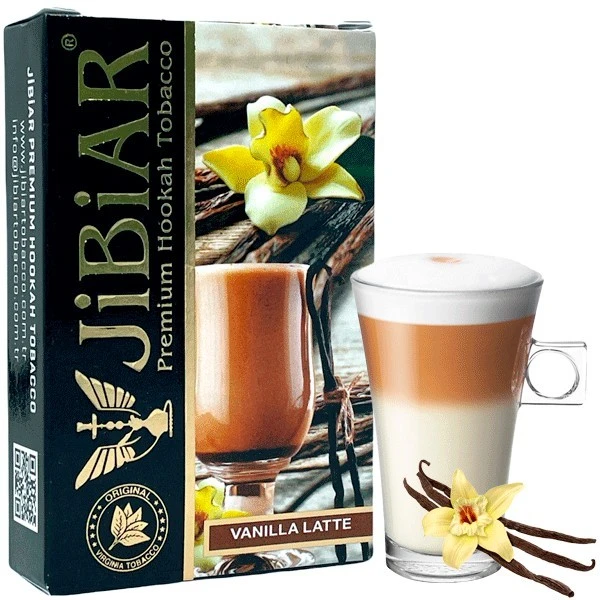 Тютюн JIBIAR Vanilla Latte (Ваніль Латте) 50гр