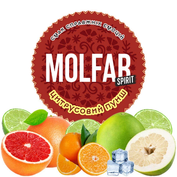 Тютюн Molfar Tobacco Spirit Line Цитрусовий Пунш 100 гр