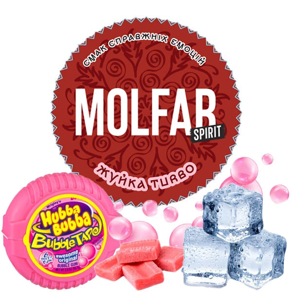 Тютюн Molfar Tobacco Spirit Line Жуйка Turbo 100 гр