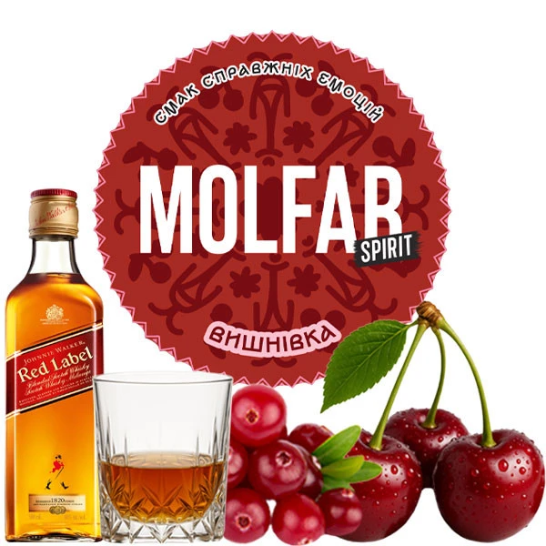 Тютюн Molfar Tobacco Spirit Line Вишнівка 100 гр