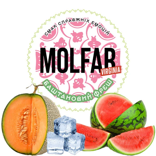 Тютюн Molfar Tobacco Virginia Line Баштановий Фреш 100 гр