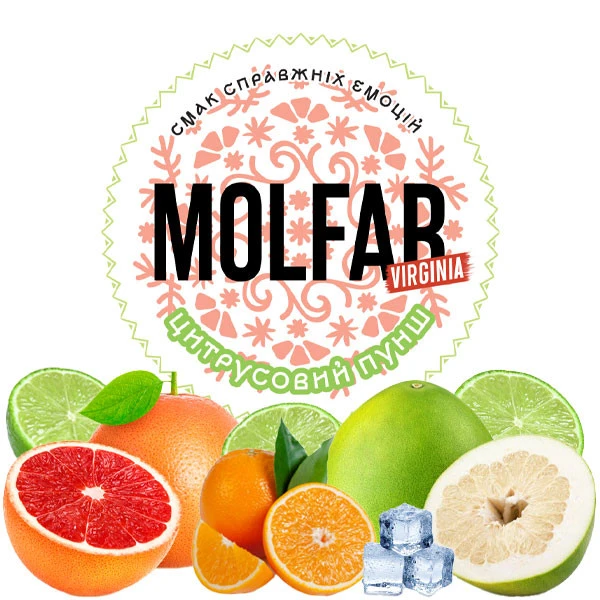 Тютюн Molfar Tobacco Virginia Line Цитрусовий Пунш 40 гр