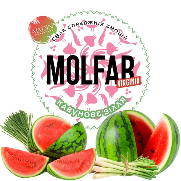 Тютюн Molfar Tobacco Virginia Line Кавунове Зілля 100 гр