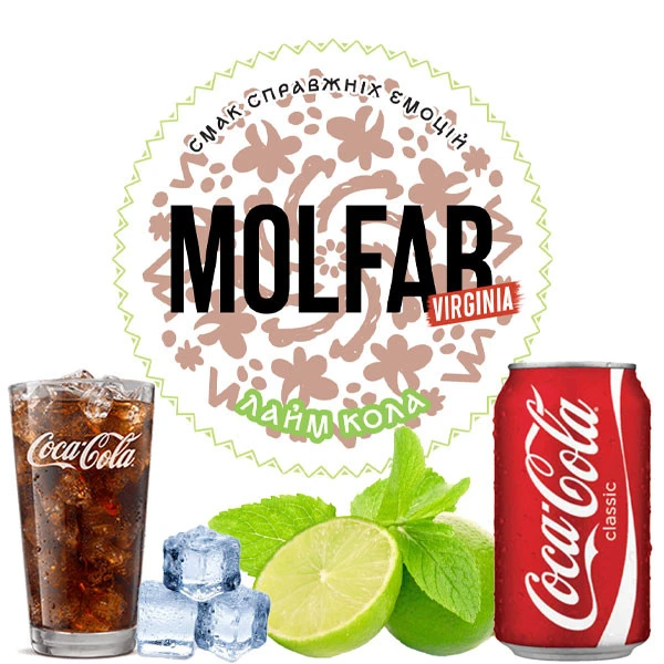 Тютюн Molfar Tobacco Virginia Line Лайм Кола 40 гр