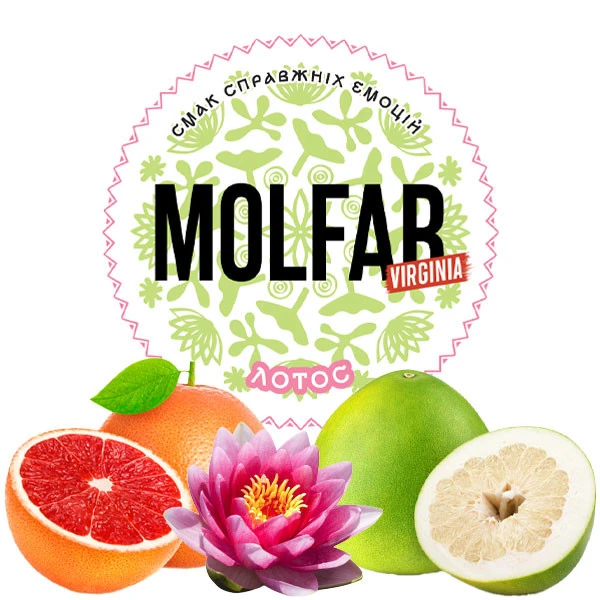 Тютюн Molfar Tobacco Virginia Line Лотос 100 гр