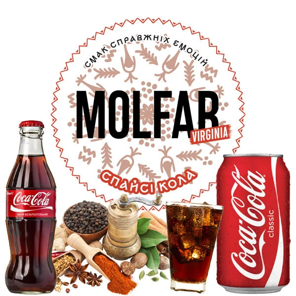 Тютюн Molfar Tobacco Virginia Line Спайсі Кола 100 гр