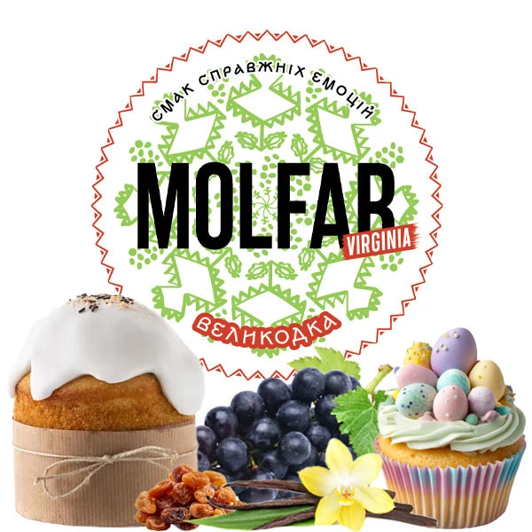 Тютюн Molfar Tobacco Virginia Line Великодка 100 гр