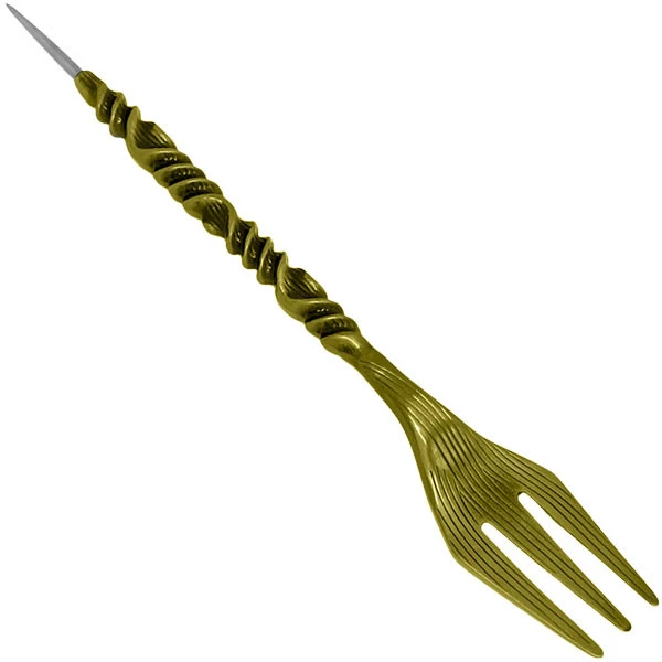 Вилка + шило для табака кованная Storm (Золотой)